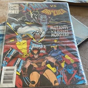 Marvel X-Men vs Dracula Comic - Red, Yellow, Blue